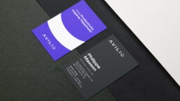 Business Card Design for Productivity Coaching Business Avilio