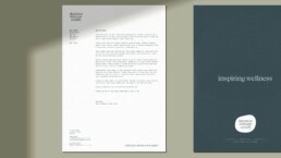 Letterhead Design for wellbeing Therapy Centre