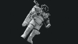 Space Astronaut - a symbol of a mission that has a huge purpose and significance. Important when thinking about a Brand Mission