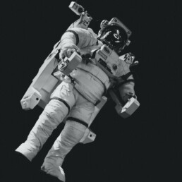 Space Astronaut - a symbol of a mission that has a huge purpose and significance. Important when thinking about a Brand Mission